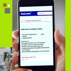 1FORME Hondenriem 15-30kg - Sliplijn Hond REFLECTEREND 2m, Ø 1.2cm - Jachtlijn 2 Ergonomische Handvaten - Dubbel Stop -Hondenartikelen Serie Winkel 1200x1200 2068