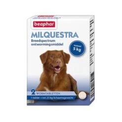Beaphar Milquestra Kleine Hond/Puppy - Ontwormingsmiddel - 2 Tabletten -Hondenartikelen Serie Winkel 1200x1200 2120