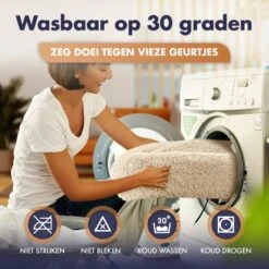 Pet Perfect Donut Hondenmand XXL - 100cm - Fluffy Hondenkussen - Hondenbed - Créme/Bruin -Hondenartikelen Serie Winkel 1200x1200 213