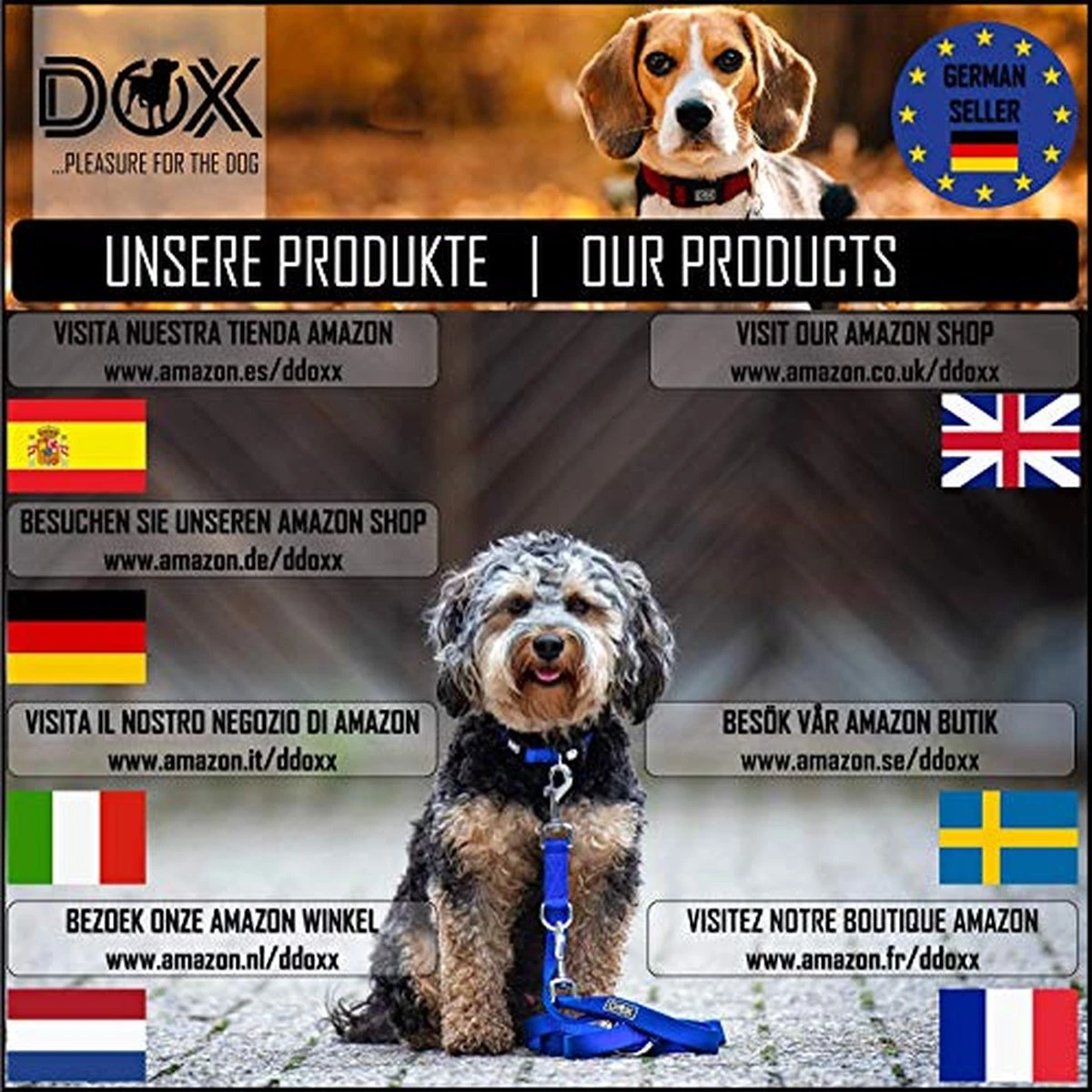 DDOXX Borstharnas Air Mesh, Step-In, Reflecterend | Vele Kleuren | Voor Kleine, Middelgrote En Middelgrote Honden | Hondenharnas Hond Kat Puppy | Kattenharnas Puppy Harnas | Zwart, M 18 DDOXX Borstharnas Air Mesh, Step-In, Reflecterend | Vele Kleuren | Voor Kleine, Middelgrote En Middelgrote Honden | Hondenharnas Hond Kat Puppy | Kattenharnas Puppy Harnas | Zwart, M - Afbeelding 16