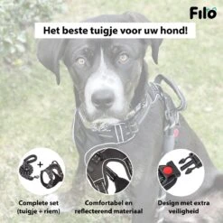 Filo Anti Trek Hondentuig S Met Hondenriem - Y Tuig Hond Verstelbaar - Hondentuigje Kleine Hond + Hondenlijn - Easy Walk Hondenharnas - Hondentuigjes - Leiband - Honden Tuigje - Puppy - Tuig - Hond -Hondenartikelen Serie Winkel 1200x1200 2188