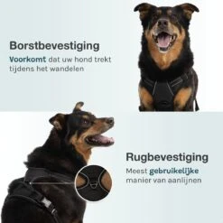 Hondentuigje – Hondenharnas - Anti Trek Tuig Hond – Y Tuig – Reflecterend – Zwart – Maat XL -Hondenartikelen Serie Winkel 1200x1200 2190