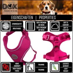 DDOXX Hondenharnas, Reflecterend, Verstelbaar, Breakaway | Borstharnas Voor Klein, Middelgroot | Hondenharnas Hond Kat Puppy Auto | Kattenharnas Puppy Harnas | Roze Roze, S 16 DDOXX Hondenharnas, Reflecterend, Verstelbaar, Breakaway | Borstharnas Voor Klein, Middelgroot | Hondenharnas Hond Kat Puppy Auto | Kattenharnas Puppy Harnas | Roze Roze, S -Hondenartikelen Serie Winkel 1200x1200 2198