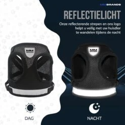 MM Brands Hondentuig - Harnas Hond - Y Tuig - Reflectie - Small - Zwart -Hondenartikelen Serie Winkel 1200x1200 2229