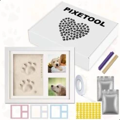 PIXETOOL Fotolijst Kleiafdruk - Gipsafdruk - Pootafdruk Hond - Puppy Speelgoed - Cadeau Voor Man - Cadeau Voor Vrouw - 3D Collage - 54 Extra Letters 16 PIXETOOL Fotolijst Kleiafdruk - Gipsafdruk - Pootafdruk Hond - Puppy Speelgoed - Cadeau Voor Man - Cadeau Voor Vrouw - 3D Collage - 54 Extra Letters -Hondenartikelen Serie Winkel 1200x1200 2290