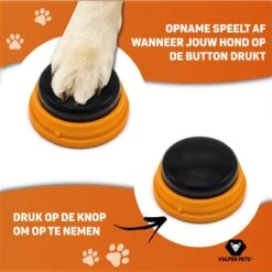 Vulpes Pets® PRO Praatknop Voor Honden Met Speelmat - Dogbuttons - Laat Uw Huisdier Spreken - Hondenspeelgoed - Honden Training - Inclusief E-Book En Speelmat -Hondenartikelen Serie Winkel 1200x1200 2331