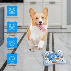 Honden Speelgoed Intelligentie – Hondenpuzzel - Interactieve Training – Voorkomt Verveling – 16 Vakjes – 11 Verplaatsbare Schuifjes - Denkspelletjes Voor Honden - Anti Schrokbak Hond – LumifyMe -Hondenartikelen Serie Winkel 1200x1200 2354