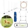 AYOO Agility Voor De Hond - Honden Training - Honden Behendigheid Set - Hondenparcours - Training Huisdieren - Honden Agility Set - Slalom - Horde - Draagzak - Agility Set - Oranje - Wit - GRATIS Speeltouw -Hondenartikelen Serie Winkel 1200x1200 2360