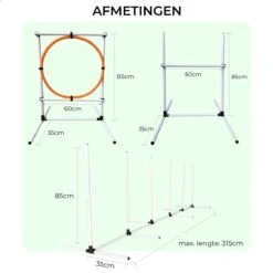 AYOO Agility Voor De Hond - Honden Training - Honden Behendigheid Set - Hondenparcours - Training Huisdieren - Honden Agility Set - Slalom - Horde - Draagzak - Agility Set - Oranje - Wit - GRATIS Speeltouw 14 AYOO Agility Voor De Hond - Honden Training - Honden Behendigheid Set - Hondenparcours - Training Huisdieren - Honden Agility Set - Slalom - Horde - Draagzak - Agility Set - Oranje - Wit - GRATIS Speeltouw -Hondenartikelen Serie Winkel 1200x1200 2363
