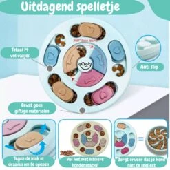 Hondenpuzzel Blauw - Honden Speelgoed - Honden - Hondenbrokken - Hondenspeelgoed - Interactief Spel Voor Honden - Intelligentie Spel - Snuffelmat - Snuffelmat Hond - Hondenspeeltjes - Intelligentie - Hond Speelgoed -Hondenartikelen Serie Winkel 1200x1200 2372