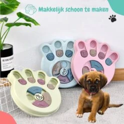 Hondenpuzzel Blauw - Honden Speelgoed - Honden - Hondenbrokken - Hondenspeelgoed - Interactief Spel Voor Honden - Intelligentie Spel - Snuffelmat - Snuffelmat Hond - Hondenspeeltjes - Intelligentie - Hond Speelgoed -Hondenartikelen Serie Winkel 1200x1200 2377