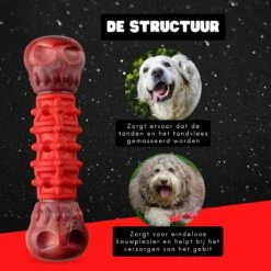 Kauwbot Hond Extra Sterk Kauwspeelgoed Melk Geur Smaak Honden Speelgoed - Rood Wit - Dutchwide -Hondenartikelen Serie Winkel 1200x1200 2381