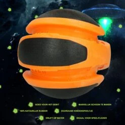 Dog Comets Sun Extreem Sterke Hondenbal - Gemaakt Van TPR Rubber – Gebruiksvriendelijk Hondenspeeltje – Drijvende Hondenbal – Geschikt Voor (middelgrote) Honden – Duurzaam Hondenspeeltje - Oranje -Hondenartikelen Serie Winkel 1200x1200 2415