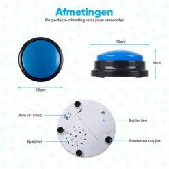 BFreshPets Praatknop Voor Honden - 6 Stuks - Dogbuttons - Hondenspeelgoed - Honden Training - Laat Uw Huisdier Spreken -Hondenartikelen Serie Winkel 1200x1200 2437