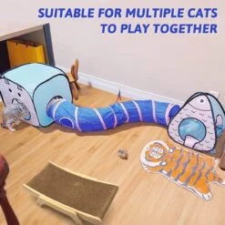 Fuegobird Kattentunnel - Tent+Tunnel 3 In 1 - Blauw/Roze 14 Fuegobird Kattentunnel - Tent+Tunnel 3 In 1 - Blauw/Roze -Hondenartikelen Serie Winkel 1200x1200 2481