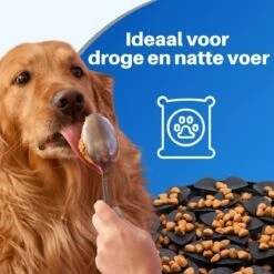 JT Products Siliconen Snuffelmat Zwart - Voor Hond En Kat – Puppy – Kitten – Konijn - Voerbak – Agility Voor De Hond - Honden Speelgoed Intelligentie – Denkspel Hond – Speelgoed Hondje Interactief – Anti Schrok Mat - Likmat -Hondenartikelen Serie Winkel 1200x1200 2504
