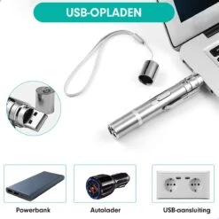 Laserpen - Kattenspeeltjes - Laser - Katten Speelgoed - Kattenspeelgoed - Laserlampje Kat - Speeltjes - Pointer - Lamp - Laserlampje - USB Oplaadbaar -Hondenartikelen Serie Winkel 1200x1200 2516