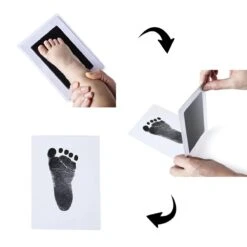 NOVOB® Inktafdruk Maat S (12.5x8cm) - Voetafdruk Baby - Handafdruk Baby - Pootafdruk Hond | Voor Baby Of Huisdieren (+/- 20kg) -Hondenartikelen Serie Winkel 1200x1200 2524