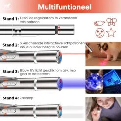 PetFriends Laserpen Voor Kat - USB Oplaadbaar - Laserpointer - Laserlampje - Kattenspeeltjes -Hondenartikelen Serie Winkel 1200x1200 2528