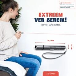 Laserpen - USB Oplaadbaar - Kattenspeeltjes - 7 Verschillende Standen - Laserlampje - RVS Zilver - Laser Pointer -Hondenartikelen Serie Winkel 1200x1200 2543