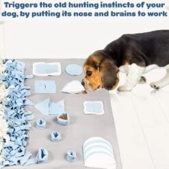 Snuffelmat Hond - Likmat Hond - Honden Speelgoed Intelligentie - Anti Schrokbak Hond - Honden Speeltjes - 100cmx100cm -Hondenartikelen Serie Winkel 1200x1200 2556
