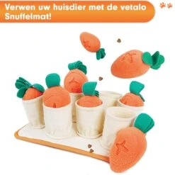 Premium Snuffelmat Voor Hond En Kat - Intelligentie Speelgoed - Snuffel Mat Puppy - IQ Hondenspeeltjes - Educatieve Training Huisdier - Snuffeltrainer Hondenpuzzel - Educatief Speelgoed - Vetalo -Hondenartikelen Serie Winkel 1200x1200 2564