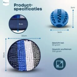 Pawzle Snuffelmat Hond - Likmat - Anti Schrokbak - Honden Speelgoed Intelligentie - Puppy - Inclusief Speelbal - 50x50cm - Blauw 15 Pawzle Snuffelmat Hond - Likmat - Anti Schrokbak - Honden Speelgoed Intelligentie - Puppy - Inclusief Speelbal - 50x50cm - Blauw -Hondenartikelen Serie Winkel 1200x1200 2568