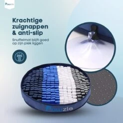 Pawzle Snuffelmat Hond - Likmat - Anti Schrokbak - Honden Speelgoed Intelligentie - Puppy - Inclusief Speelbal - 50x50cm - Blauw 17 Pawzle Snuffelmat Hond - Likmat - Anti Schrokbak - Honden Speelgoed Intelligentie - Puppy - Inclusief Speelbal - 50x50cm - Blauw -Hondenartikelen Serie Winkel 1200x1200 2570