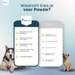 Pawzle Snuffelmat Hond - Likmat - Anti Schrokbak - Honden Speelgoed Intelligentie - Puppy - Inclusief Speelbal - 50x50cm - Blauw 19 Pawzle Snuffelmat Hond - Likmat - Anti Schrokbak - Honden Speelgoed Intelligentie - Puppy - Inclusief Speelbal - 50x50cm - Blauw -Hondenartikelen Serie Winkel 1200x1200 2572