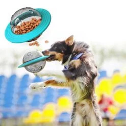 Merkloos Hondenspeeltje UFO Blauw Geschikt Voor Puppy's Tot En Met Grote Honden - Honden Speelgoed - Anti Bijt Speelgoed - Voerbal - Honden Speelgoed Intelligentie - Bijtspeelgoed - Interactieve Hond - Hondenspeeltjes - Traingsbal - Sterk Materiaal - Blauw -Hondenartikelen Serie Winkel 1200x1200 2595