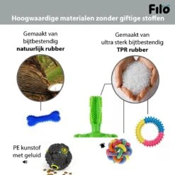Filo Honden Speelgoed Set 14 Stuks - Hondenspeeltjes Knuffel - Hondenbal - Flostouw - Bot - Frisbee - Hondentouw - Hondenspeelgoed Intelligentie - Kauwspeelgoed Hond En Puppy - Bijtspeelgoed Hondenknuffel - Hondenspeeltje Met Piep -Hondenartikelen Serie Winkel 1200x1200 2655