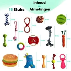 Petloverz – Honden Speelgoed Set – Honden Speeltjes – Knuffel - Speelgoed – Intelligentie – 15 Speeltjes 11 Petloverz – Honden Speelgoed Set – Honden Speeltjes – Knuffel - Speelgoed – Intelligentie – 15 Speeltjes -Hondenartikelen Serie Winkel 1200x1200 2660