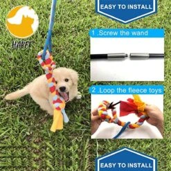 CF Pack - Hond Buitenspeelgoed Actief Behendigheid Touw Dog Flirt Pole Flirtpole Toy Tug Tease Wand Non-Bungee Cord Dog Toy For Fun Obedience Training Extandable Toy Honden Speelgoed Hondenspeelgoed Behendigheidspeelgoed -Hondenartikelen Serie Winkel 1200x1200 2770
