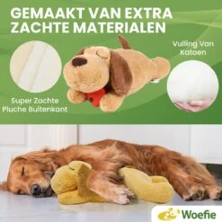 Woefie Hondenknuffel Met Hartslag - Puppyknuffel - Pluche- Puppy Speelgoed- Snuggle Puppy Xl- Knuffel Hond- Baby Knuffel- Knuffel Met Hartslag - Moederhond - Gratis E-Boek - Gratis Schroevendraaier -Hondenartikelen Serie Winkel 1200x1200 2784