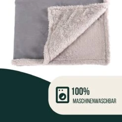 Happilax Fluffy Hondendeken Voor Auto & Bank, Wasbare Hondenmat Voor Op Reis, Grijs, L -Hondenartikelen Serie Winkel 1200x1200 309