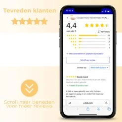 Coooper Donut Hondenmand - Fluffy Hondenmand - 100 Cm - XXL - Wasbaar - Pluche -Hondenartikelen Serie Winkel 1200x1200 345