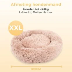 Coooper Donut Hondenmand - Fluffy Hondenmand - 100 Cm - XXL - Wasbaar - Pluche -Hondenartikelen Serie Winkel 1200x1200 346