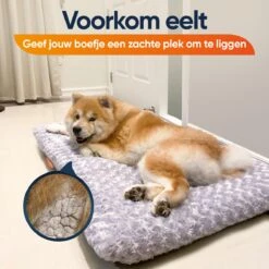 Happysnoots Hondenkussen 70 X 50cm - Hondenbed - Donut Dog Bed - Fluffy - Grijs - Wasbaar -Hondenartikelen Serie Winkel 1200x1200 350