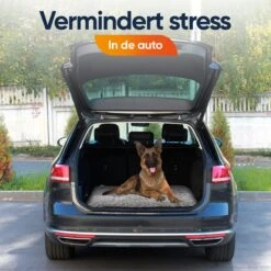 Happysnoots Hondenkussen 70 X 50cm - Hondenbed - Donut Dog Bed - Fluffy - Grijs - Wasbaar -Hondenartikelen Serie Winkel 1200x1200 351