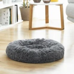 InnovaGoods - Dierenmand - 60cm - Hondenmand - Kattenmand - Fluffy - Anti Stress - Extra Zacht - Anti Slip - Grijs -Hondenartikelen Serie Winkel 1200x1200 441