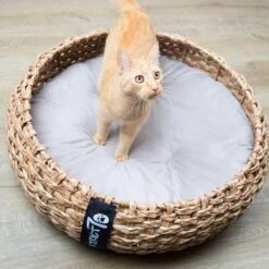 District 70 COCOON - Luxe Hondenmand Van Duurzaam Hoogwaardig Riet Met Zacht Kussen - Maten S/M/L - Large -Hondenartikelen Serie Winkel 1200x1200 464