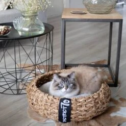 District 70 COCOON - Luxe Hondenmand Van Duurzaam Hoogwaardig Riet Met Zacht Kussen - Maten S/M/L - Large -Hondenartikelen Serie Winkel 1200x1200 471