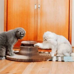 District 70 MAZE 3-in-1 Opvouwbare Kartonnen Kattenmand - Inclusief Catnip Balletje - Voor Slapen, Spelen En Krabben! -Hondenartikelen Serie Winkel 1200x1200 492