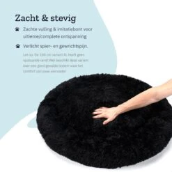 All 4 Pets Supply® Hondenmand Donut - Maat XL - Geschikt Voor Honden Tot 100 Cm - Hondenkussen - Zwart -Hondenartikelen Serie Winkel 1200x1200 503