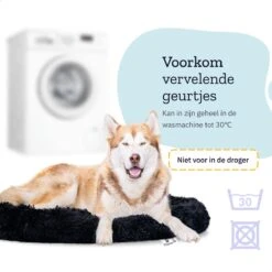 All 4 Pets Supply® Hondenmand Donut - Maat XL - Geschikt Voor Honden Tot 100 Cm - Hondenkussen - Zwart -Hondenartikelen Serie Winkel 1200x1200 506