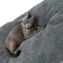 Pochon Pet - Hondenkussen - 70 X 50 Cm - Donkergrijs - Pluche - L -Hondenartikelen Serie Winkel 1200x1200 685