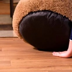 Peaceful Pooch L - Pluizig Hondenbed - 94cm Diameter - Opvouwbaar - In Verschillende Maten. Kattenbed - Wasbaar - Uitneembare Vulling - Ontspant Gewrichten En Spieren - Anti-slip Noppenbodem -Hondenartikelen Serie Winkel 1200x1200 727