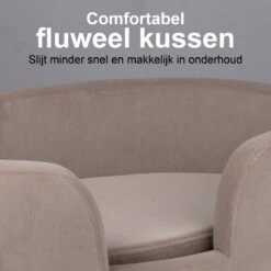 Maxxpro Pet Bed - Huisdieren Tot 80KG - Zacht Fluwelen Kussen - Verhoogd Katten- En Hondenbed - Grijs - 60,5 X 40,5 X 23,5 Cm -Hondenartikelen Serie Winkel 1200x1200 752