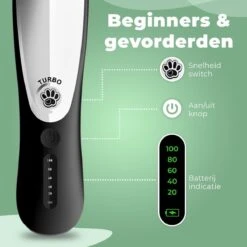 Essential Goods Professionele Hondentondeuse – Hondentrimmer - Draadloos – Opzet Kammen – Dik/Dunne Vacht - Honden/Katten - Zwart/Zilver 17 Essential Goods Professionele Hondentondeuse – Hondentrimmer - Draadloos – Opzet Kammen – Dik/Dunne Vacht - Honden/Katten - Zwart/Zilver -Hondenartikelen Serie Winkel 1200x1200 867