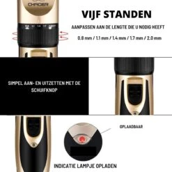 Thuys Hondentondeuse Set Voor Dikke Vacht - Tondeuse Set Voor Honden Draadloos - Set Voor Langharige Honden Met 4 Opzetstukken -Hondenartikelen Serie Winkel 1200x1200 915